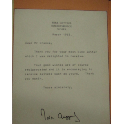 190 - Muggeridge(Malcolm) - Something Beautiful for God, Collins, 1st Ed. 1971, Signed Type Written Note g... 