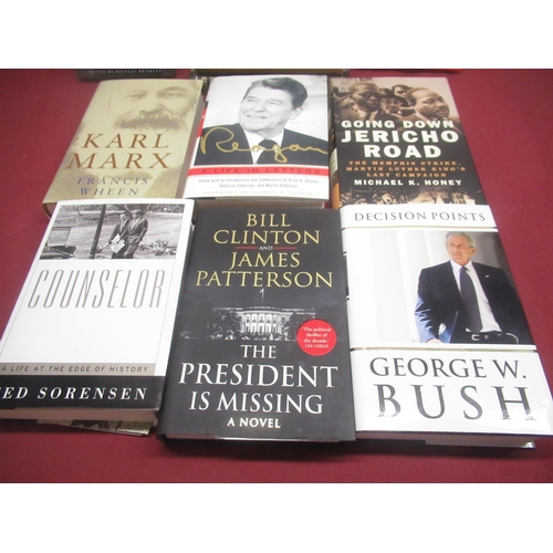 192 - Collection of Politics related books inc. biographies of American Presidents such as Ronald Reagan a... 