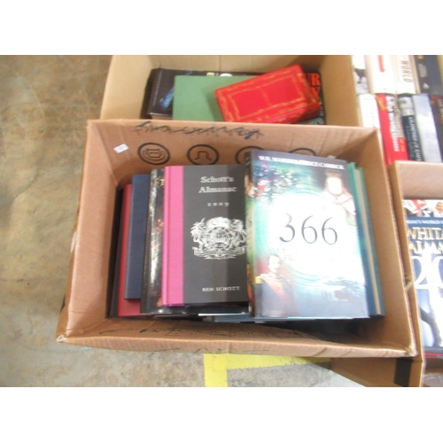 195 - Large collection of mixed books in 6 boxes