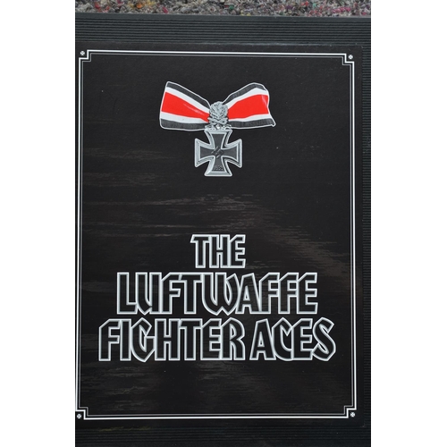 259 - Luftwaffe Fighter Aces Collection published by The Military Gallery mid 1980s. An extraordinary albu... 