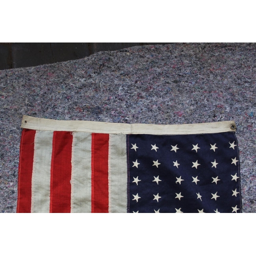 317 - WWII era United States of America flag with 48 stars, W23