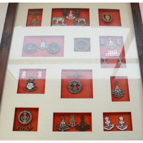 375 - Collection of Green Howards (Princess of Wales Own Yorkshire Regt) cap badges of varying ages (some ... 