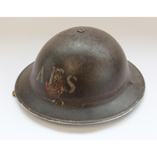 383 - WWII auxiliary fire service helmet