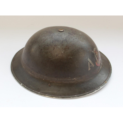 383 - WWII auxiliary fire service helmet