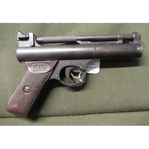 711 - Webley senior mod D .22 break barrel air pistol (1946-58)