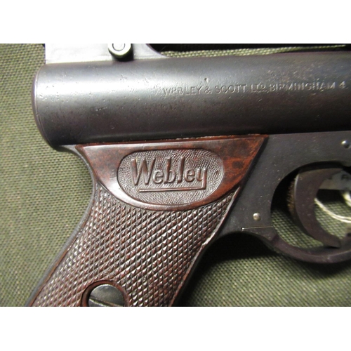 711 - Webley senior mod D .22 break barrel air pistol (1946-58)