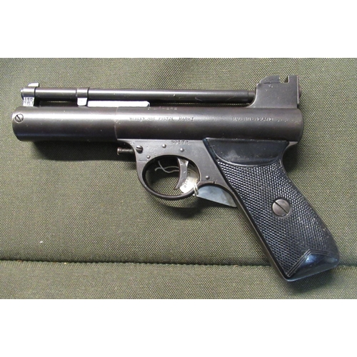 712 - Webley MK 1 pre war .177 break barrel air pistol SN:59172 (1935-39)