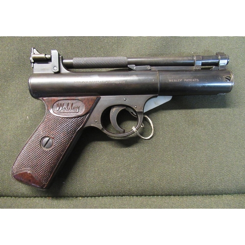 714 - Webley senior .22 break barrel air pistol (1958-64)