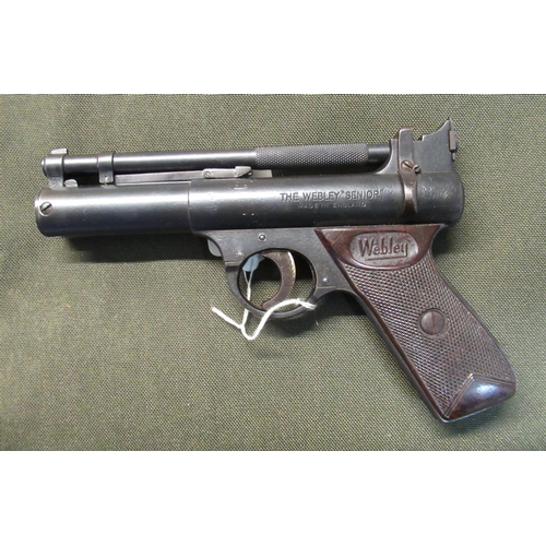 717 - Webley senior 177 break barrel air pistol (1946-58)