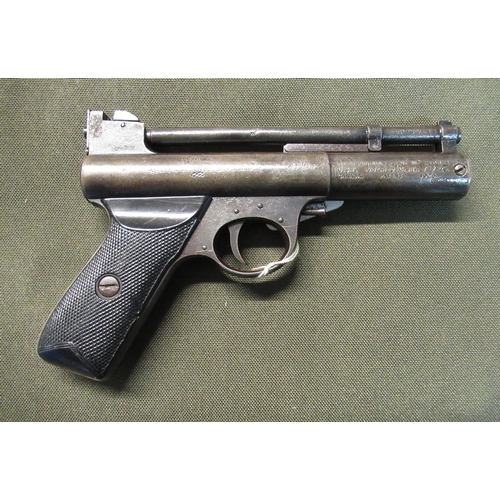 718 - Webley MK1 pre war .177 break barrel air pistol SN:57495 (1935-39)