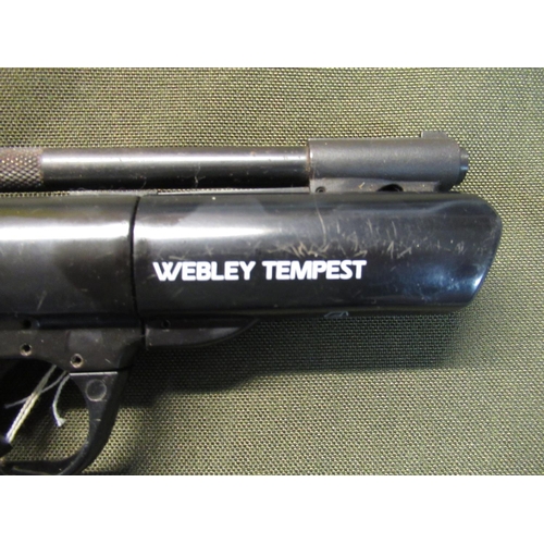 719 - Webley Tempest .22 break barrel air pistol (1980s)