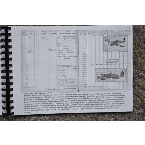 260 - 2 limited edition bound facsimilies of 2 WWII pilots flying log books, Squadron Leader 