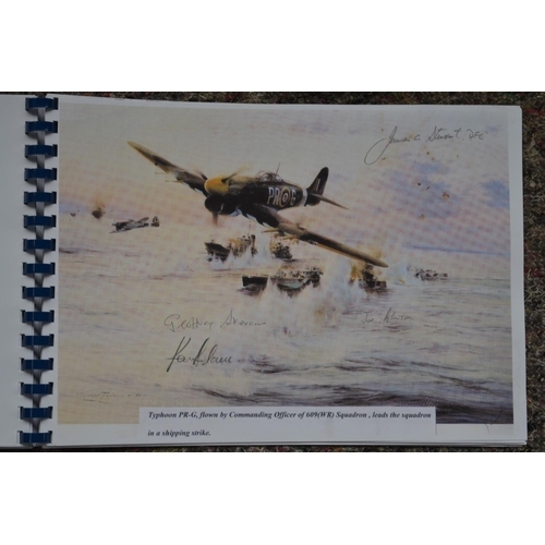 260 - 2 limited edition bound facsimilies of 2 WWII pilots flying log books, Squadron Leader 