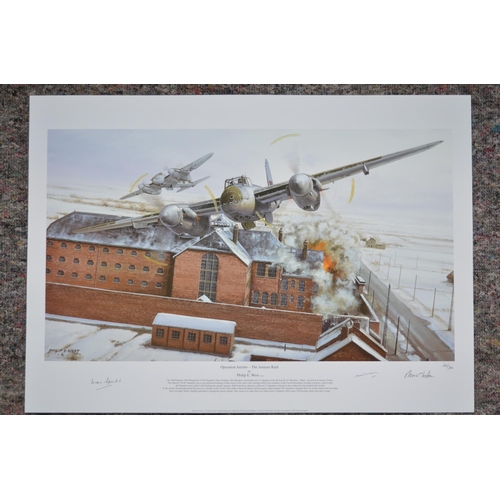 237 - 2 unframed Mosquito related limited edition prints by Philip E West:
