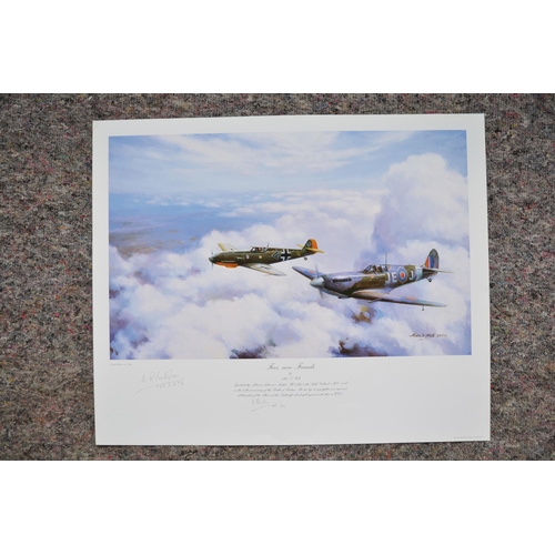 241 - 4 unframed aviation prints:
