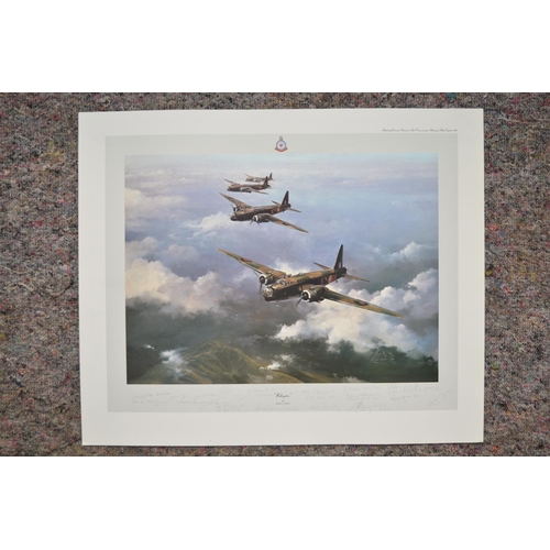 241 - 4 unframed aviation prints:
