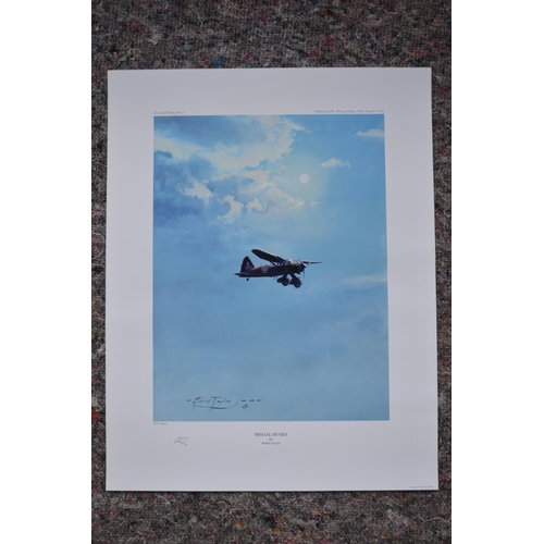 243 - 2 limited edition prints by Robert Taylor:
