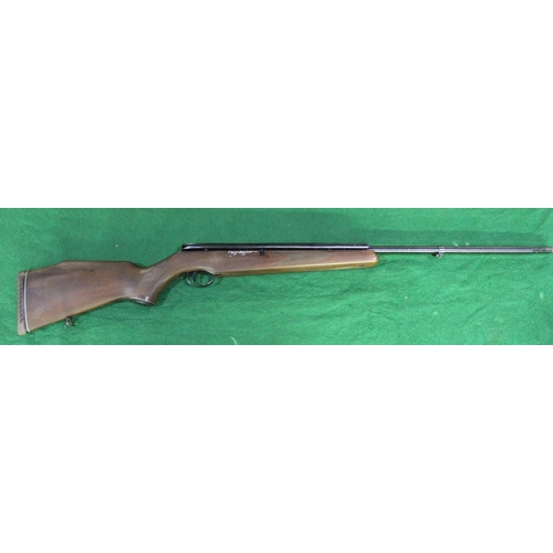 775 - webley viscount side leaver top loading action (missing sights) .22