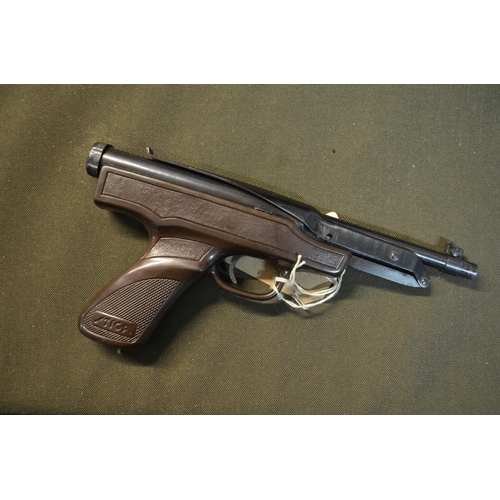 806 - A Stiga Zenit of Sweden (early-mid 1960s) over lever break barrel .177 air pistol, full working orde... 