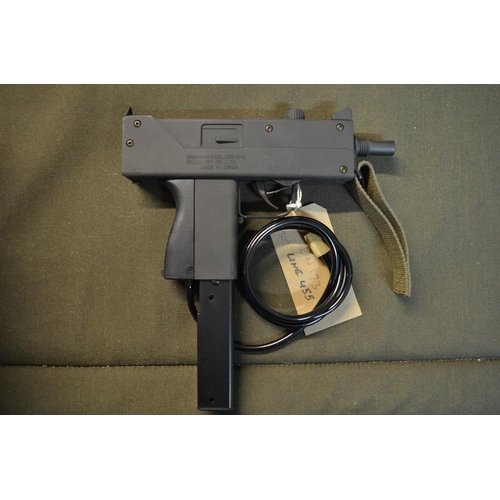 808 - A boxed Ingram 11 semi automatic BB gas gun.