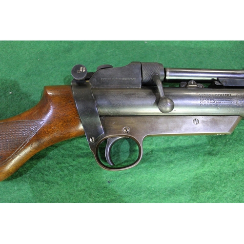 778 - Webley and Scott service mk2 .22 break barrel bolt action air rifle