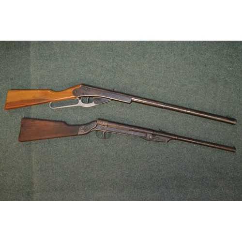 779 - Daisy model 155 .177 underlever action and a Diana break barrel .22 vintage air rifle