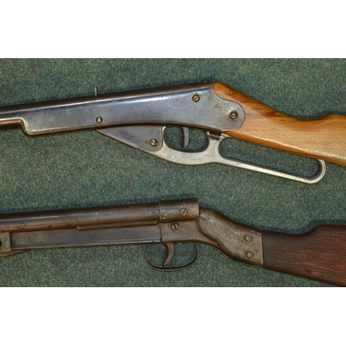 779 - Daisy model 155 .177 underlever action and a Diana break barrel .22 vintage air rifle