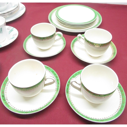 13 - Radfords, Alfred Meakin and other part tea sets, comprising cups, saucers and plates (qty)