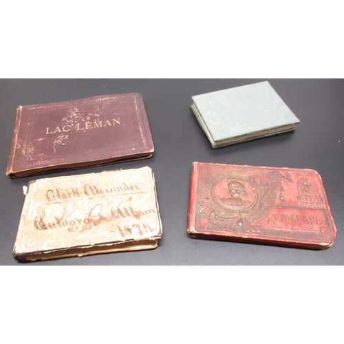 149 - Victorian pocket album of autographs and signatures from the 1980s New York underground art scene, i... 