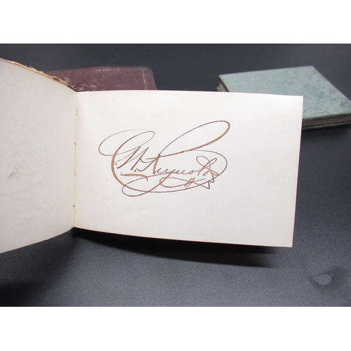 149 - Victorian pocket album of autographs and signatures from the 1980s New York underground art scene, i... 