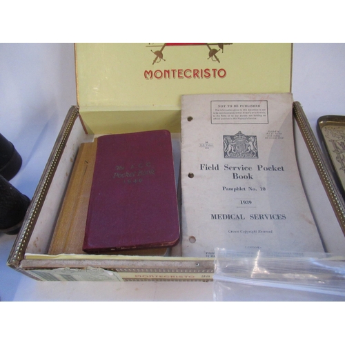 190 - Collection of Vintage Playing cards and games, and two small Swiss musical boxes etc (qty)