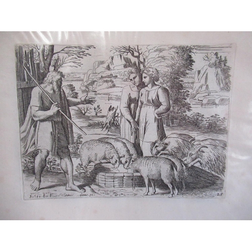 147 - After Sisto 1581-1647 and others: a collection of Biblical prints, possibly C18th or earlier (28) an... 