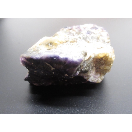 326 - Blue John mineral, W3cm L9.2cm H4.3cm