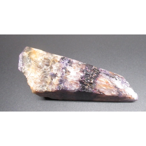 326 - Blue John mineral, W3cm L9.2cm H4.3cm