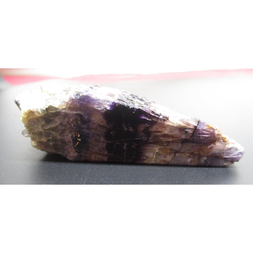 326 - Blue John mineral, W3cm L9.2cm H4.3cm