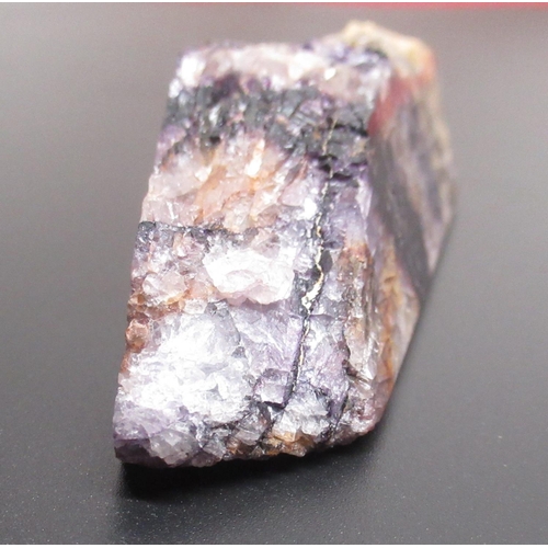 326 - Blue John mineral, W3cm L9.2cm H4.3cm