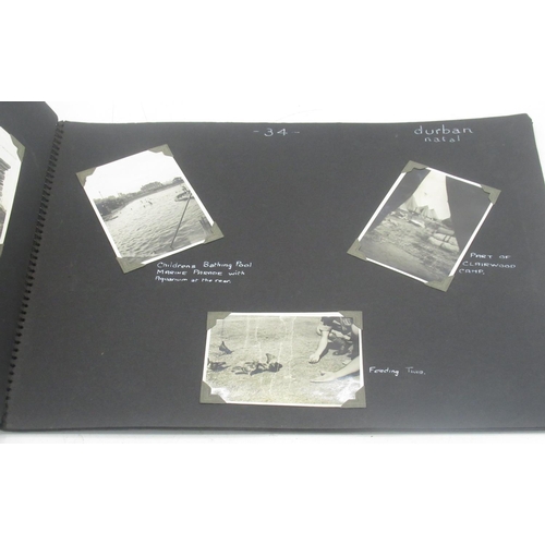 1202 - Photograph book containing photos taken by a RAF servicemen in South Africa, showing the Swatberg mo... 