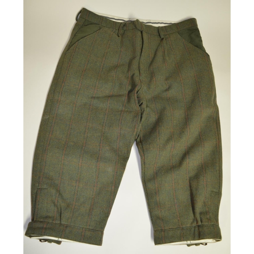 38 - Pair of as new tweed shooting Breeks, size 38 by Sherwood Forest.