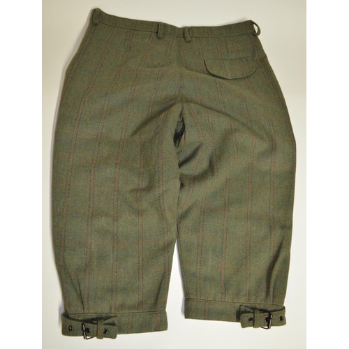 38 - Pair of as new tweed shooting Breeks, size 38 by Sherwood Forest.