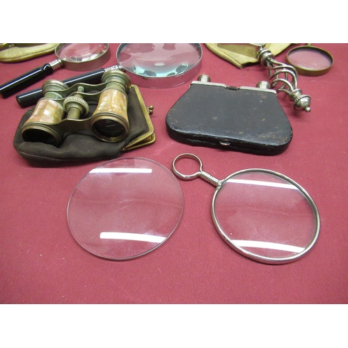 353 - CP Georz, Berlin Unipont opera glasses, Cryptops folding opera glasses, other Galilean opera glasses... 