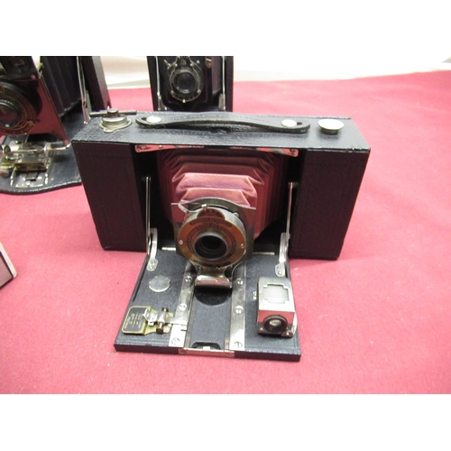 378 - Eastman Kodak Company no.2 folding pocket Brownie, Kodak SIX-20 folding camera with F6,3-10.5cm lens... 