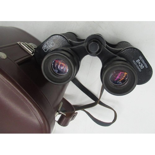 299 - Carl Zeiss Jena 10x30 Deltrintem binoculars in original case, serial no. 6994174