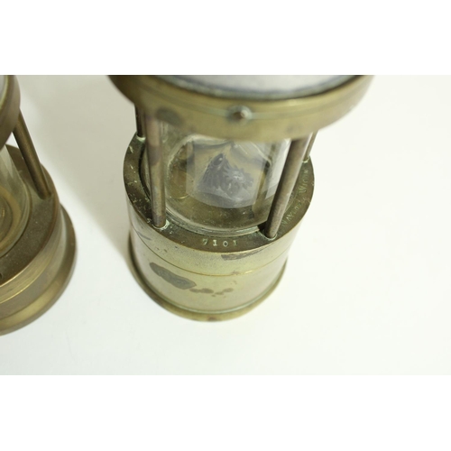 531 - Protector Type 1A miners lamp, a Naylor of Wigan miners lamp (2)