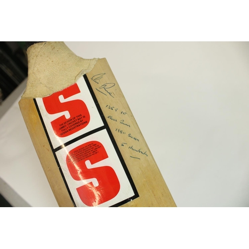 534 - Collection of c1980s signed cricket bats, incl. Sri Lanka and Australia 1981, single bat with multip... 