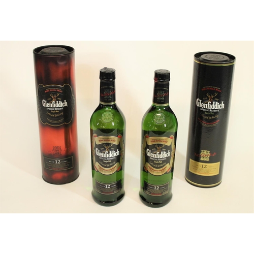 539 - Glenfiddich Special Reserve Single Malt Scotch Whisky aged 12 years (70cl, 40% vol.) together with b... 