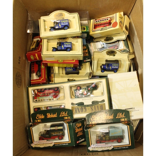 550 - Collection of boxed die cast model vehicles, mainly Lledo Days Gone, approx. 60