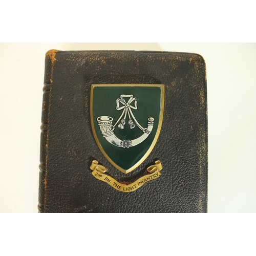 551 - Collection of 1970s - 1990s Wisden Cricket Almanacs (17), C20th bible with crest for 2nd Bn. Light I... 