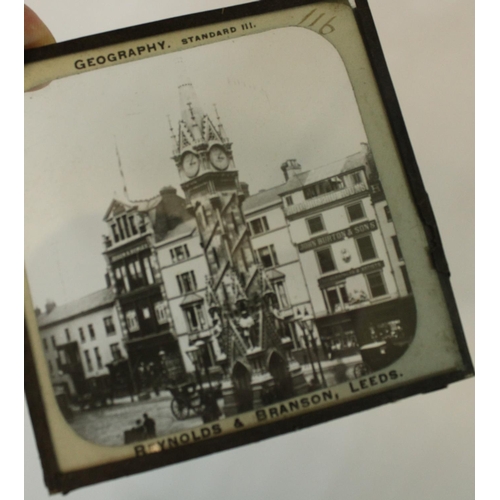 561 - Collection of C20th UK magic lantern photographic slides, all Church, Castle, Cathedral and other bu... 