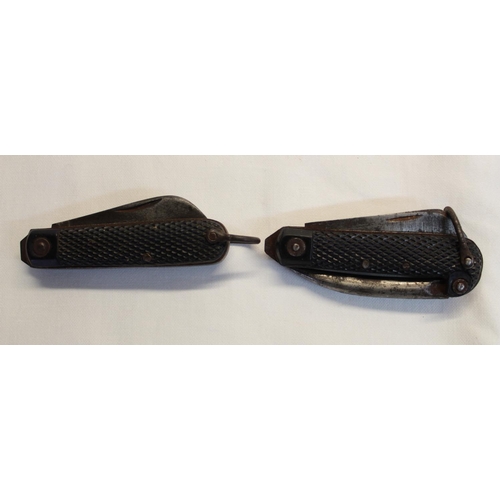 232 - Sailors military issue utility pocket knife by W and S. B of Sheffield, 1949, with sheep foot blade,... 