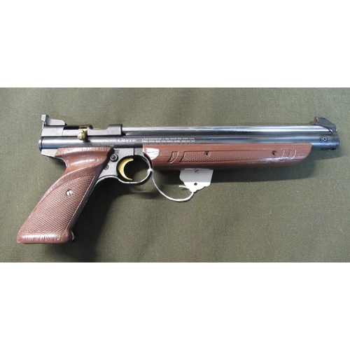 131 - Crossman 1377 American classic .177 bolt action air pistol SN:404B15304 (1977)